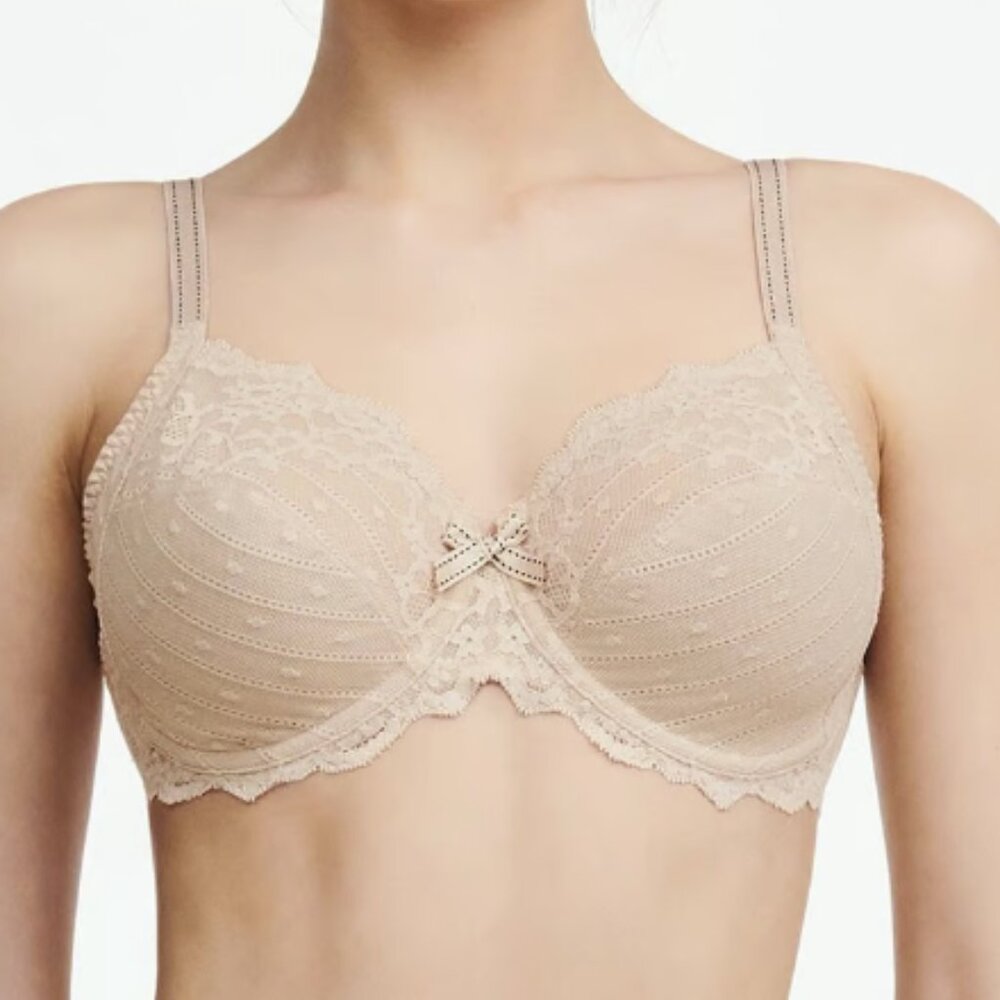 Chantelle Rive Gauche Full Coverage Unlined Bra 40DDD Women Plus Size Underwire